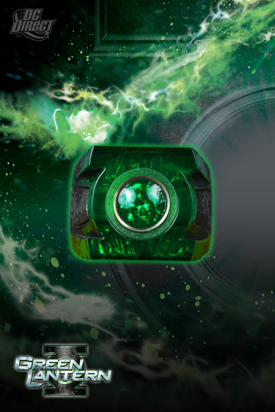 green lantern ring prop. GREEN LANTERN POWER RING