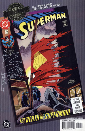 the death of superman trade paperback