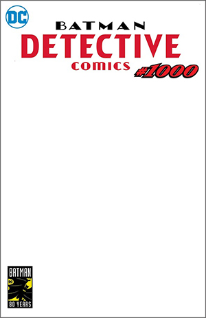 MARVEL COMICS #1000 SKETCH COVER  BLACK BLANK VARIANT