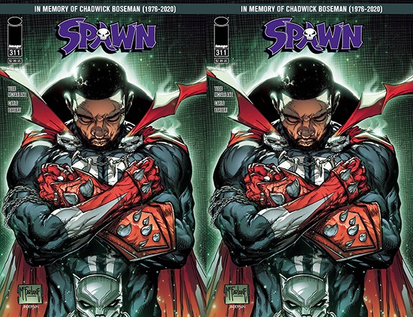Image Comics Spawn 311 Cover B Chadwick Boseman Tribute Todd McFarlane IN-STOCK 