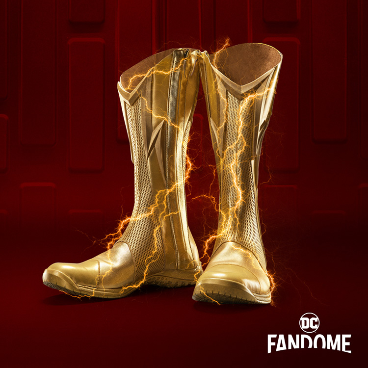 Flash Gold Boots
